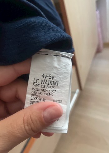 LC Waikiki Erkek Çocuk Lacivert Örme Sweatshirt