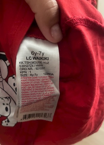 LC Waikiki Kırmızı Mickey Mouse Baskılı Erkek Tişört