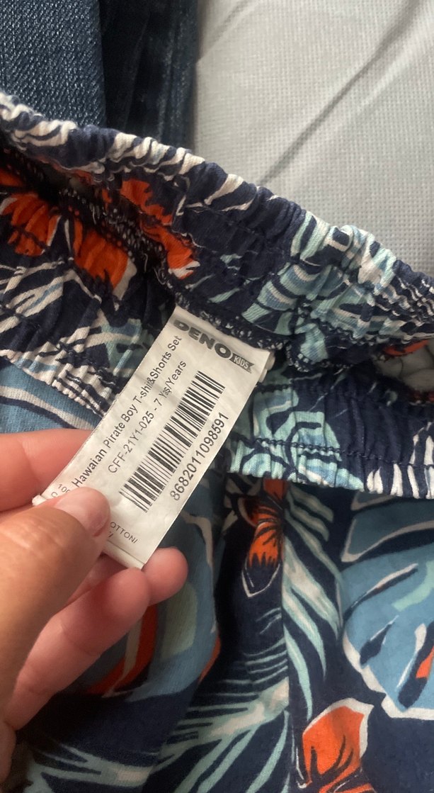 Erkek Çocuk Çok Renkli Çiçek Desenli Mayo - Görsel 3