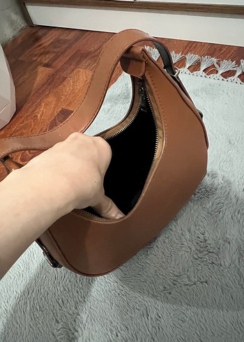 Beden Kahverengi Deri Kadın Omuz Çantası
