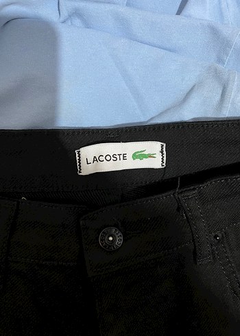 31 Beden Lacoste Siyah Kot Pantolon