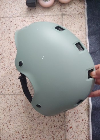 Gri Oxelo Bisiklet Kaskı - Görsel 3