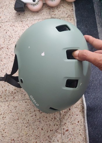 Gri Oxelo Bisiklet Kaskı - Görsel 4