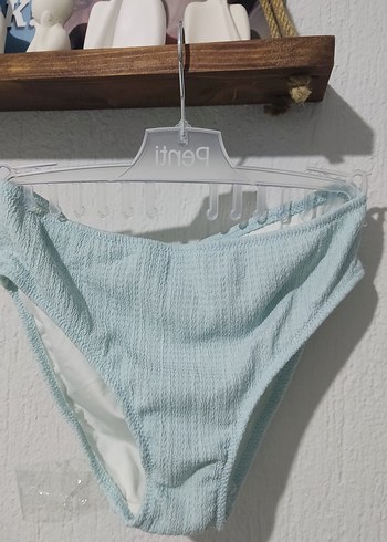10 Yaş Beden mavi Renk Mavi Askılı Kız Çocuk Bikini