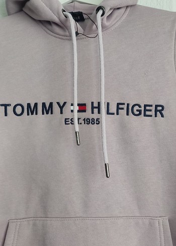Diğer Tommy Hilfiger lila Kapüşonlu Sweatshirt