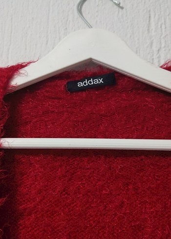 xs Beden kırmızı Renk Kırmızı Kadın Midi Boy Peluş Hırka
