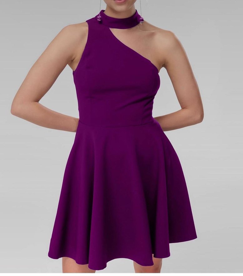 Mor Straplez Midi Abiye Elbise - Görsel 2