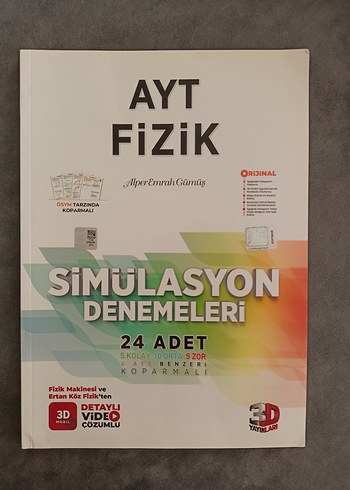 3D AYT Fizik Simülasyon Denemeleri
