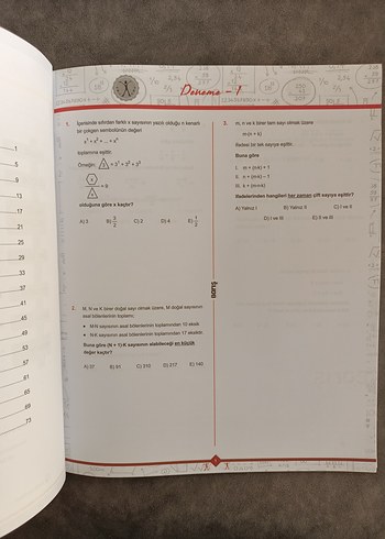  Beden Barış Çelenk AYT Matematik İlk 10 Soru