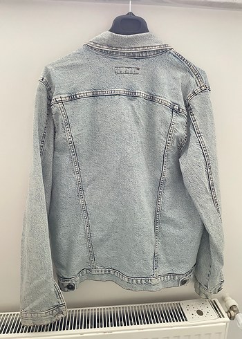 Açık mavi jean kot ceket - Görsel 3