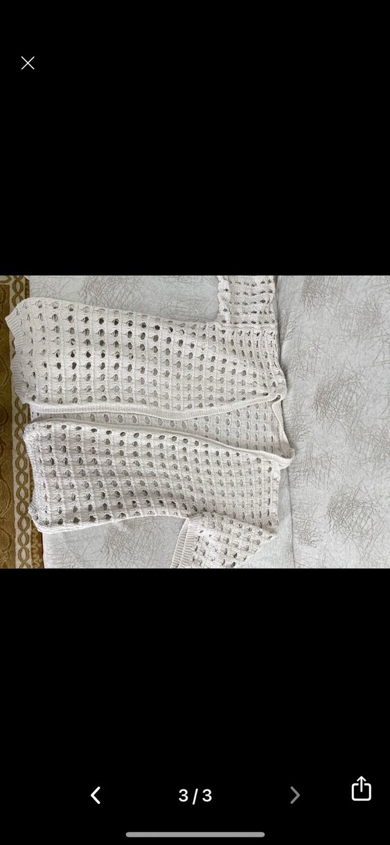 Kız  Bohem Örgü Hırka ve Kazak Seti - Görsel 3