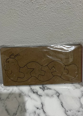  Beden Ahşap Tırtıl Eğitici Oyuncak 