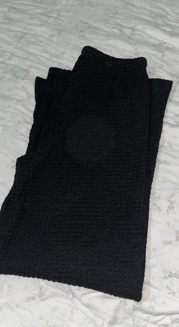 Siyah Kadın Kumaş Pantolon - Görsel 3