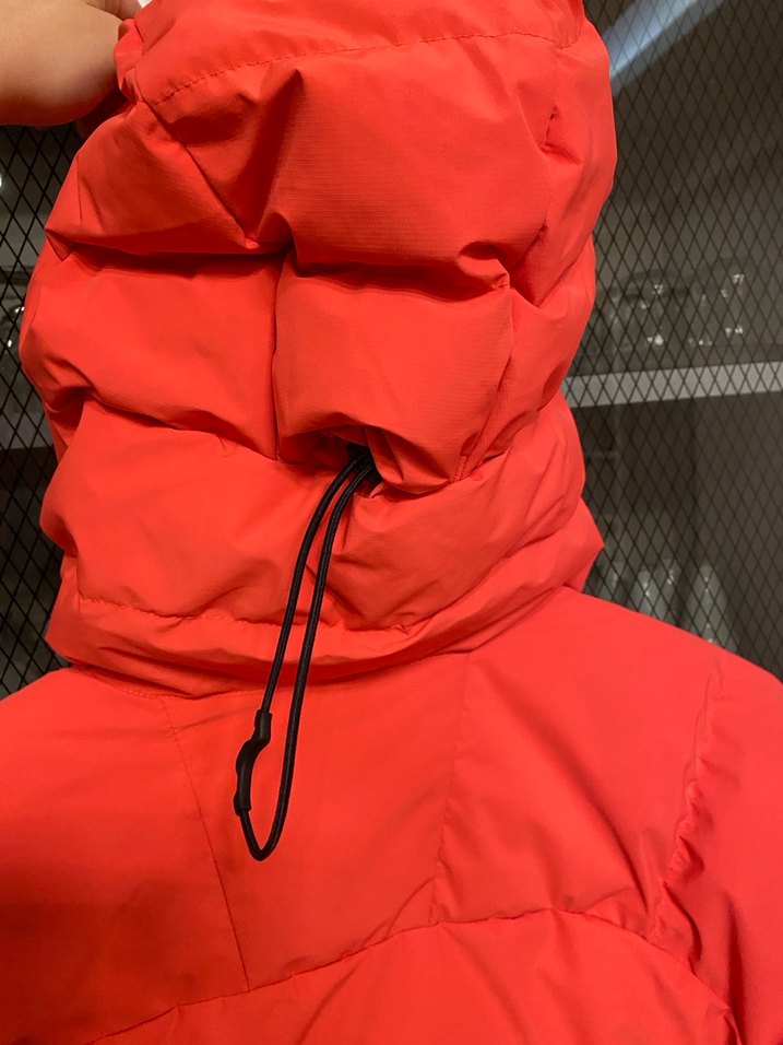 Kırmızı Kapüşonlu Erkek/ Kadın kayak montu - Görsel 3