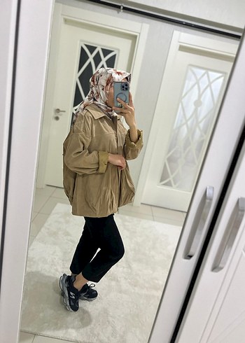 zara muadil süet bomber ceket - Görsel 5