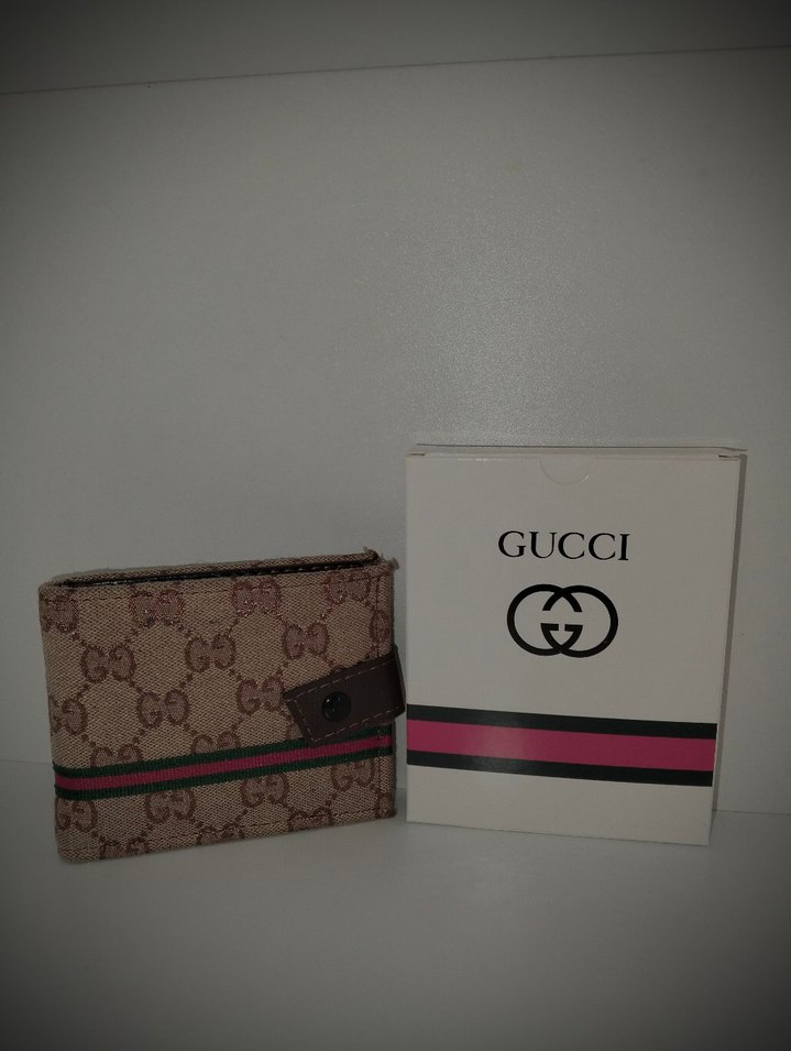 GUCCI Baskılı Kahverengi Erkek Cüzdan - Görsel 2