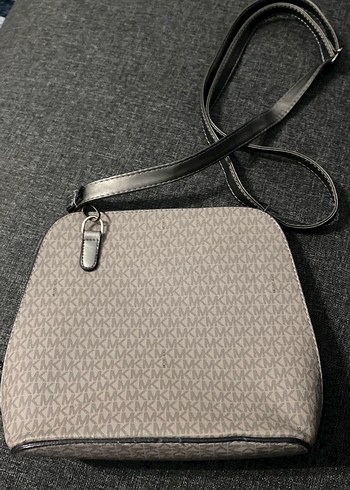 Michael Kors Gri Desenli Deri Kadın Çanta - Görsel 2