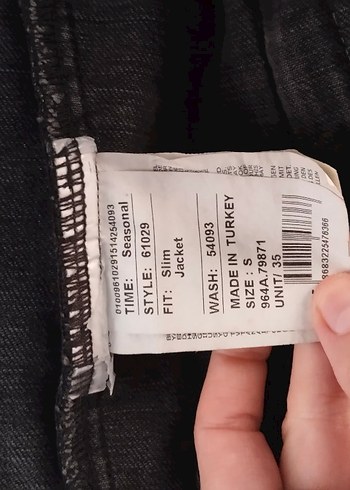 Ltb erkek dar kesim kot mont - Görsel 3