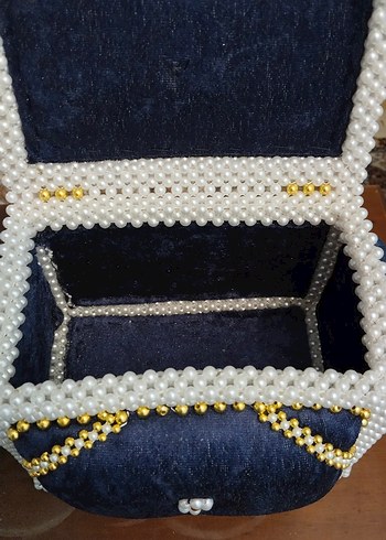 inci işlemeli takı kutusu - Görsel 3