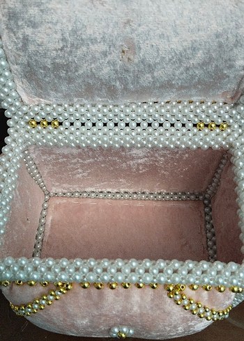 inci işlemeli takı kutusu - Görsel 4