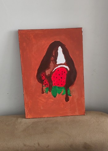 Beden kahverengi Renk Kahverengi Çikolata Desenli Fırın Eldiveni