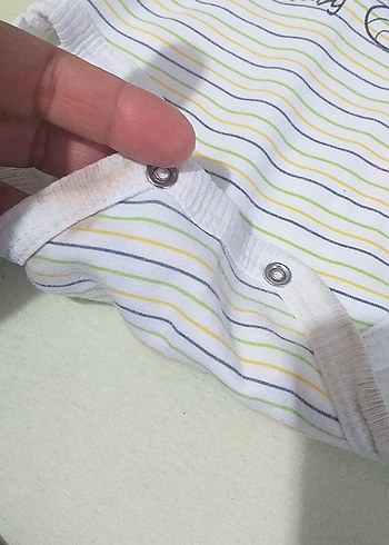 Uzun Kollu, Düğmeli Bebek Çıtçıtlı Body - Görsel 3