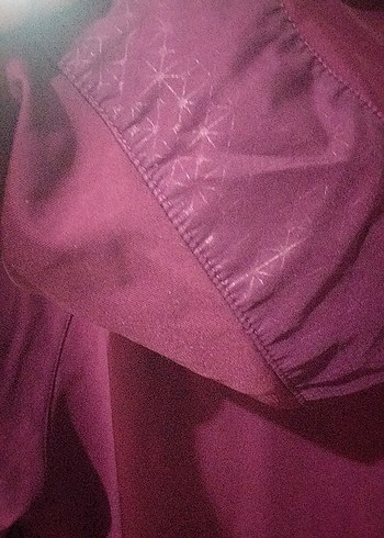 Mor, Fermuarlı, Uzun Kollu Kadın esortman ustu - Görsel 7