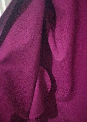 Mor, Fermuarlı, Uzun Kollu Kadın esortman ustu - Görsel 3