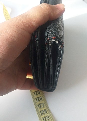 Siyah Deri  Desenli   cuzdan - Görsel 13