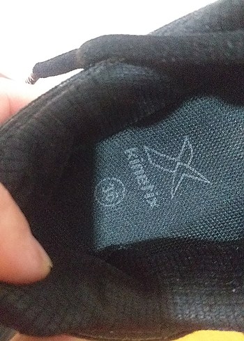 36 Beden Siyah Kadın Spor Sneakers