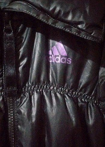 Adidas Kadın Siyah Kışlık Pileli Mont