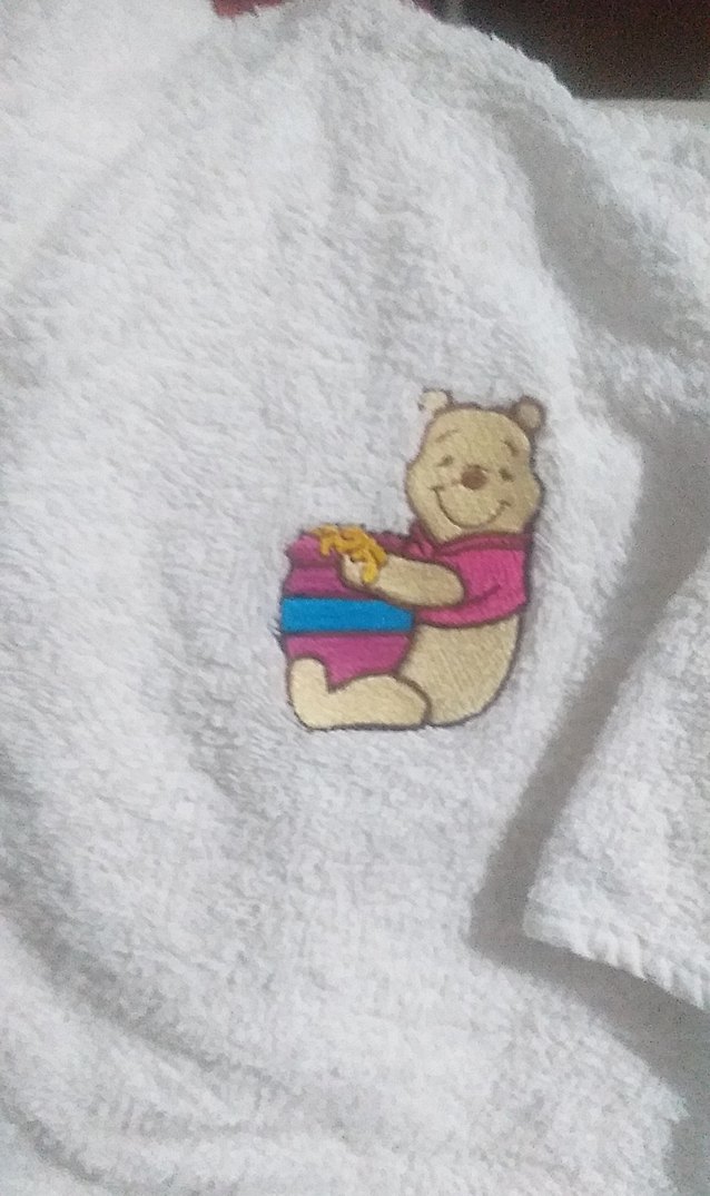 Kız Çocuk Beyaz Baskılı Bornoz - Görsel 2