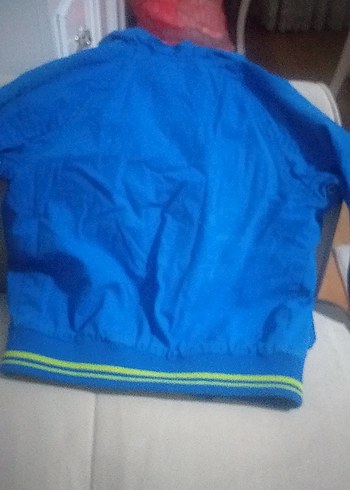 Erkek Çocuk Mavi Fermuarlı Ceket - Görsel 4