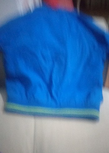 Erkek Çocuk Mavi Fermuarlı Ceket - Görsel 5