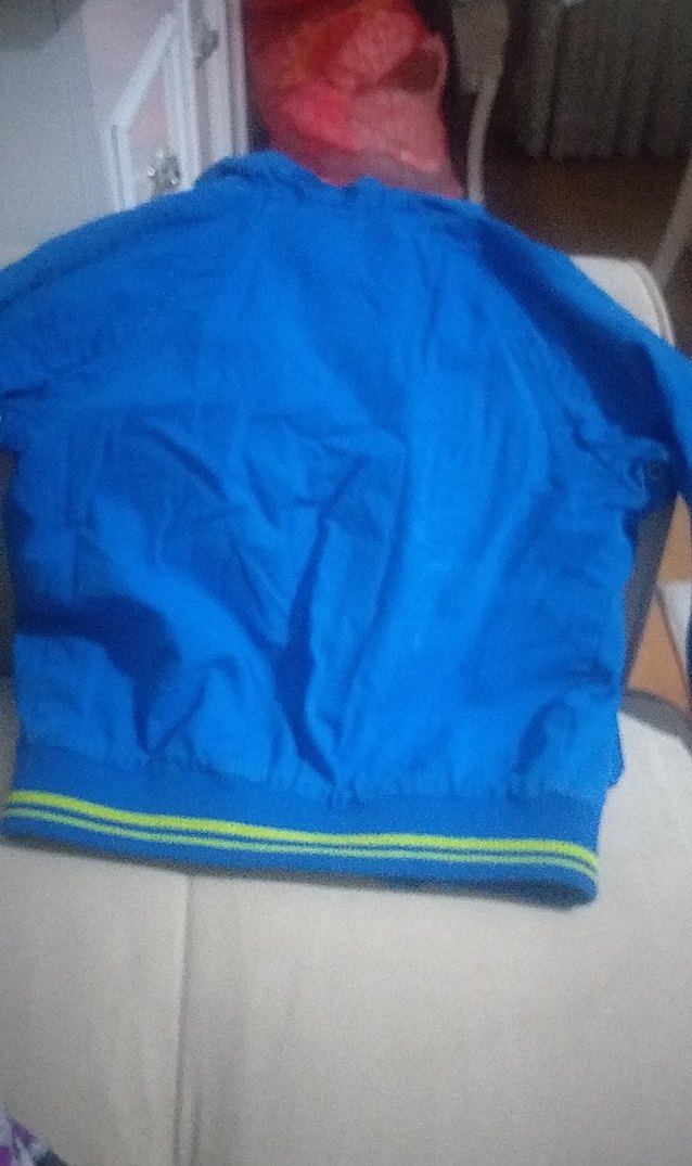 Erkek Çocuk Mavi Fermuarlı Ceket - Görsel 4