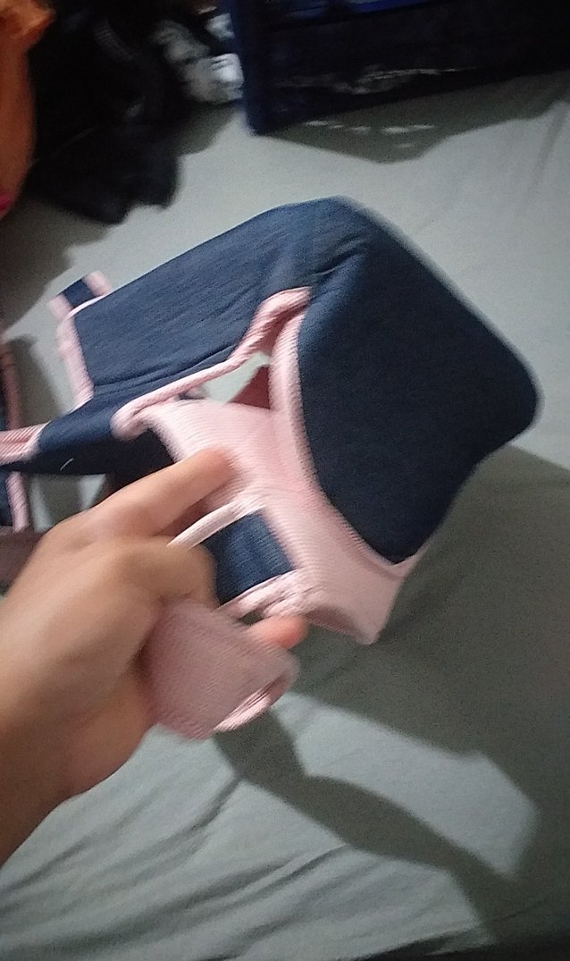 Nakışlı Ayıcık Desenli Pembe Bebek kangurusu - Görsel 5