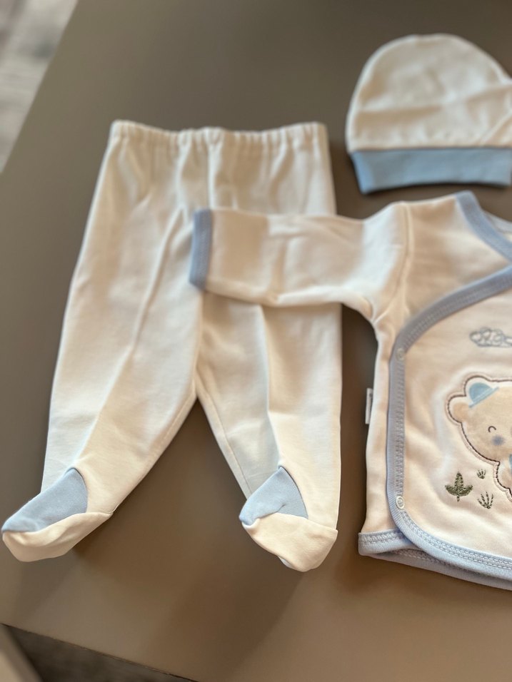 Nakışlı Bebek Hastane Çıkışı Seti - Görsel 2