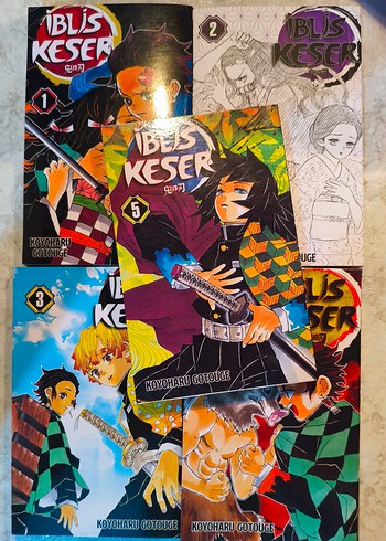 Kimetsu no Yaiba Cilt 1-5 Set