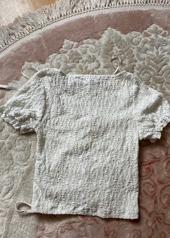 Koton bağlamalı bluz - Görsel 4