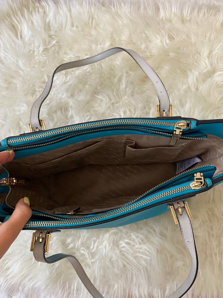 U.S. Polo Assn. Mavi Kadın Deri Çanta - Görsel 5