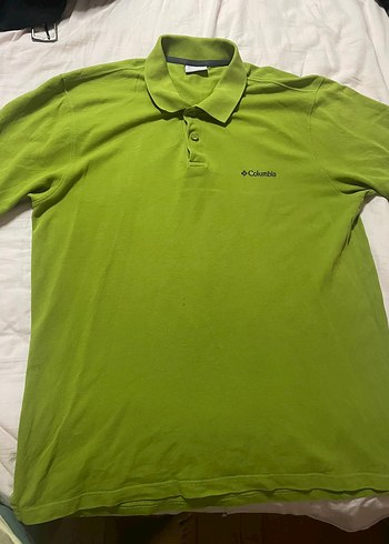 Columbia Yeşil Kısa Kollu Polo Tişört