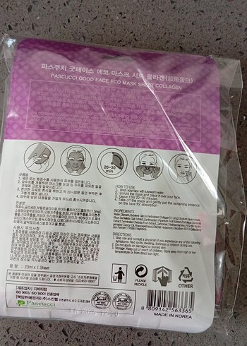 Pascucci Kolajen Yüz Maskesi - Görsel 3