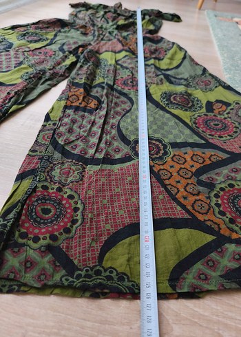 tola tola Kadın Bohem Straplez Uzun Tulum bandito tarzı - Görsel 7