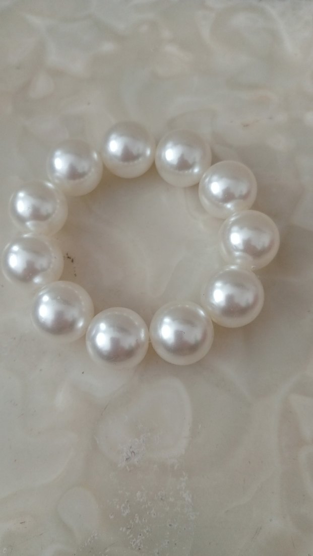 İri tane inci bileklik sıfır üründür - Görsel 2