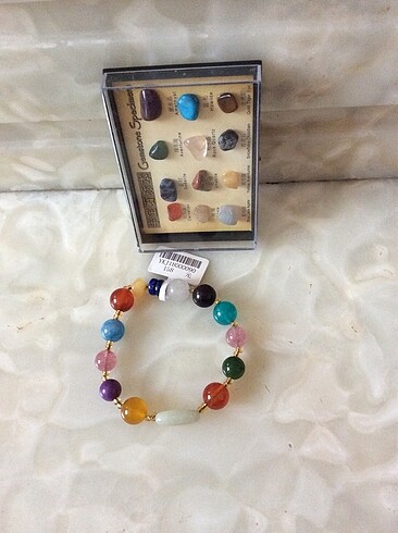 Doğaltaş enerji bilekliyi etiketli - Görsel 2