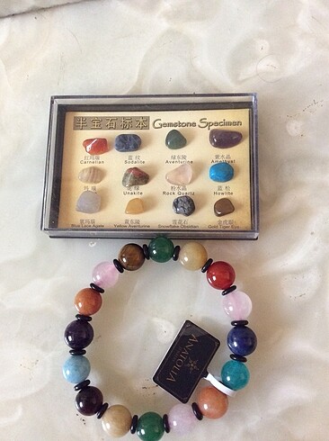 Doğaltaş enerji bilekliyi etiketli - Görsel 6