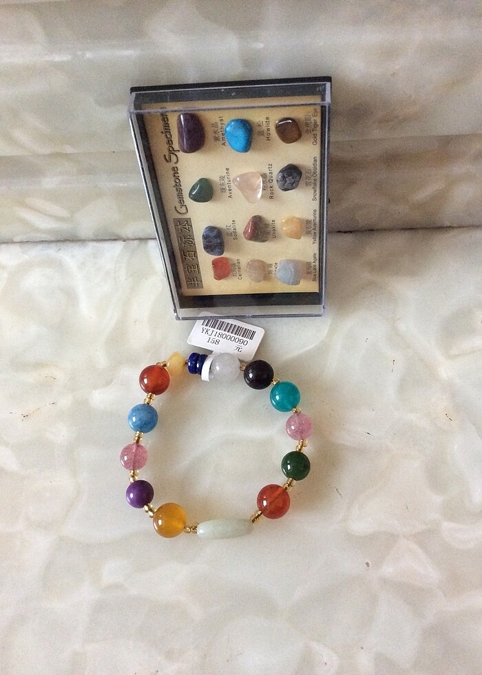 Doğaltaş enerji bilekliyi etiketli - Görsel 2