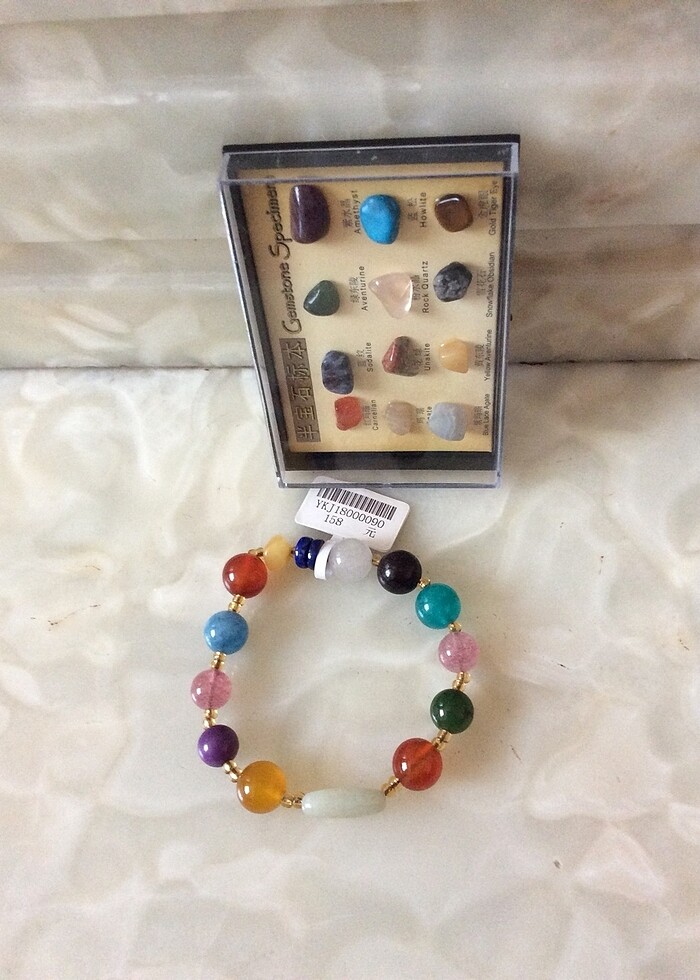 Doğaltaş enerji bilekliyi etiketli - Görsel 3