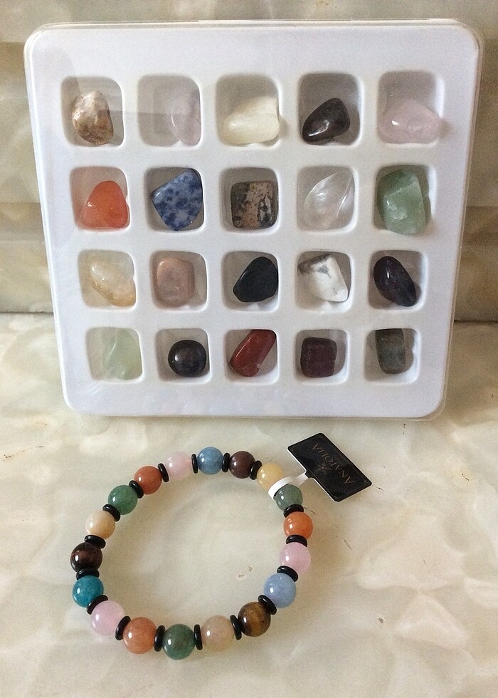 Doğaltaş enerji bilekliyi etiketli - Görsel 4