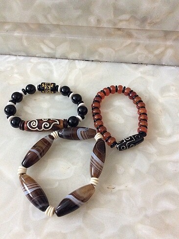 Doğaltaş enerji bilekliyi etiketli - Görsel 4